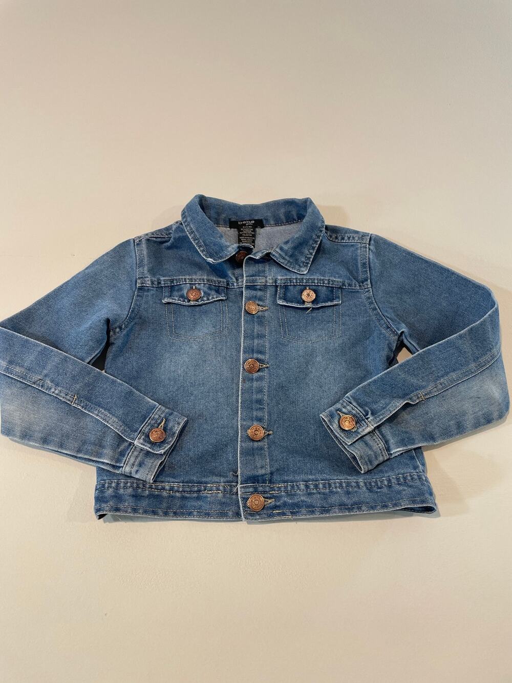 Bebe Girls Denim Jacket Size S